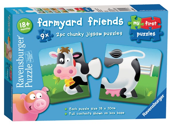 Ravensburger (06904) - "Farmyard Friends" - 2 pièces