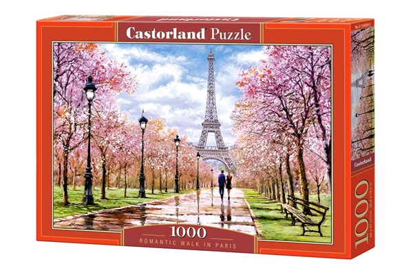 Castorland (C-104369) - "Romantic Walk In Paris" - 1000 pièces