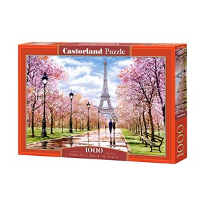 Castorland (C-104369) - "Romantic Walk In Paris" - 1000 pièces