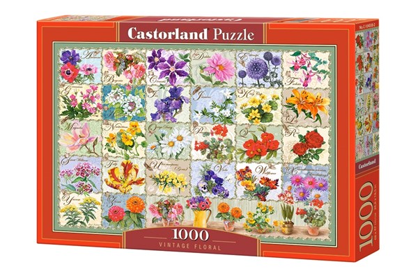 Castorland (C-104338) - "Vintage Floral" - 1000 pièces