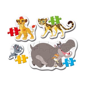 Clementoni (20801) - "Disney Lion Guard" - 3 6 9 12 pièces