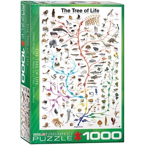 Eurographics (6000-0282) - "L'évolution - l'arbre de vie" - 1000 pièces