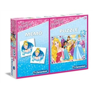 Clementoni (07915) - "Disney Princess + Memo" - 60 pièces