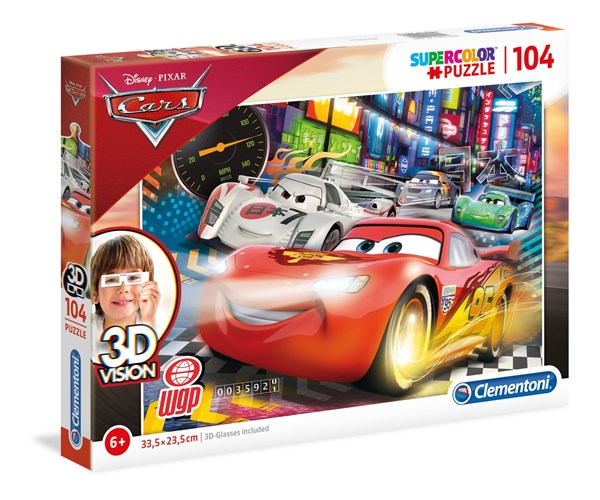 Clementoni (20044) - "Cars" - 104 pièces