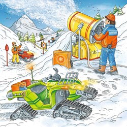 Ravensburger (08052) - "Sur les Pistes de Ski" - 49 pièces