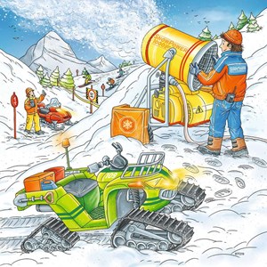 Ravensburger (08052) - "Sur les Pistes de Ski" - 49 pièces