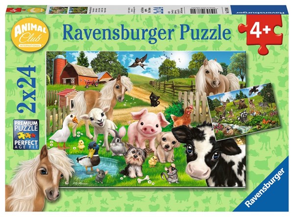 Ravensburger (07830) - "Animaux de la Ferme" - 24 pièces