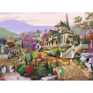 Ravensburger (14806) - "Hillside Retreat" - 500 pièces