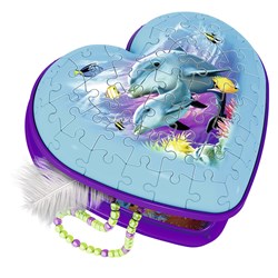 Ravensburger (12118) - "Coffret Coeur, Monde sous-marin" - 54 pièces