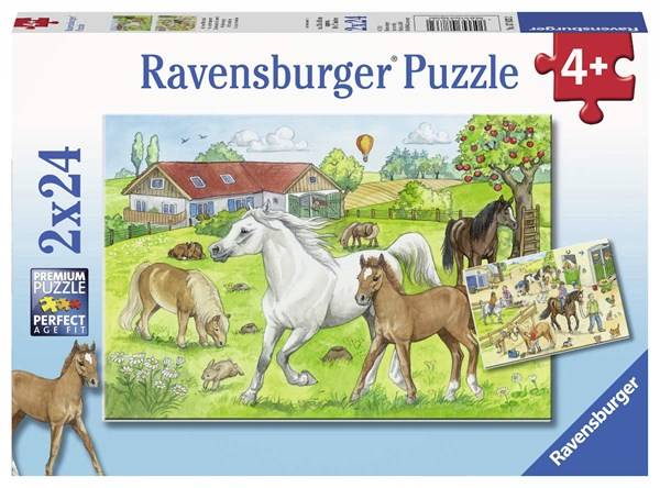 Ravensburger (07833) - "Chevaux" - 24 pièces