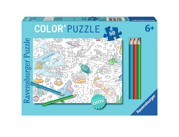 Ravensburger (10752) - "Le Monde sous l'Eau" - 80 pièces