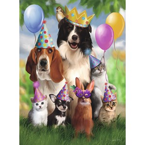 Ravensburger (12643) - "Animal Party" - 200 pièces