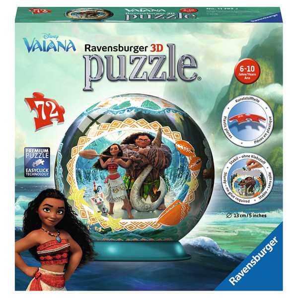 Ravensburger (11793) - "Vaiana" - 72 pièces