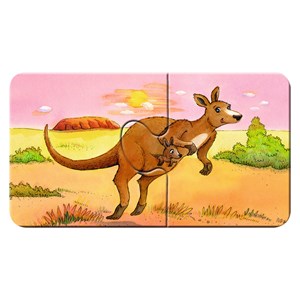 Ravensburger (06943) - "Cute Animal Families" - 2 pièces