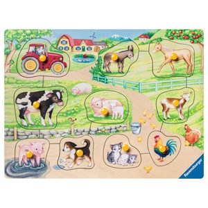 Ravensburger (03689) - "My First Wooden Puzzles" - 10 pièces