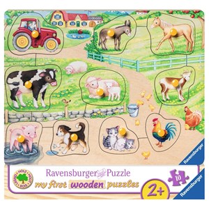 Ravensburger (03689) - "My First Wooden Puzzles" - 10 pièces