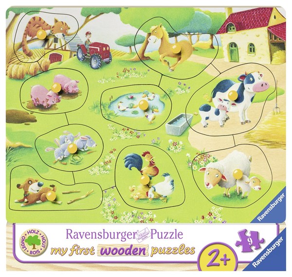 Ravensburger (03683) - "Animaux de la Ferme" - 9 pièces