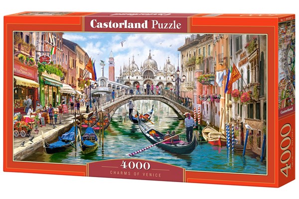 Castorland (C-400287) - "Charms of Venice" - 4000 pièces