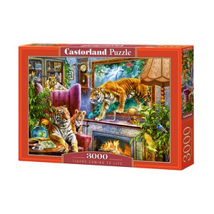 Castorland (C-300556) - "Tigers Comming to Life" - 3000 pièces