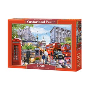 Castorland (C-200788) - "Spring in London" - 2000 pièces