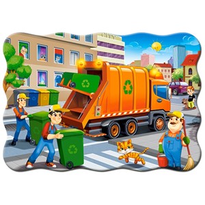 Castorland (B-03778) - "Garbage Car" - 30 pièces