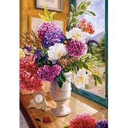 Castorland (C-104444) - "Still Life with Hydrangeas" - 1000 pièces