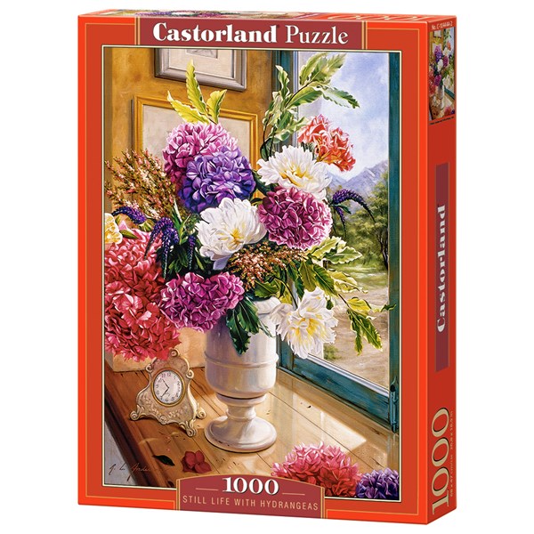 Castorland (C-104444) - "Still Life with Hydrangeas" - 1000 pièces