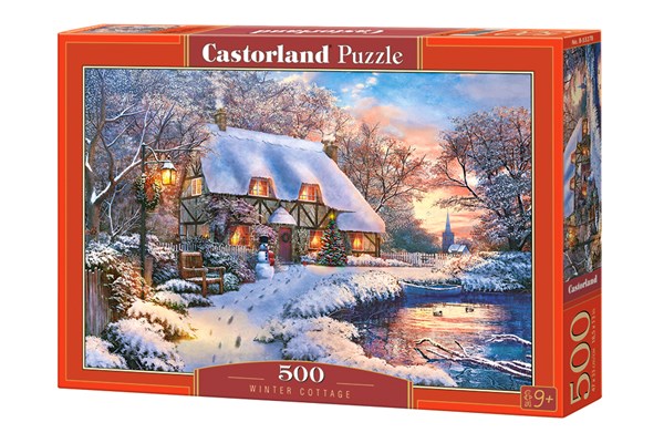 Castorland (B-53278) - "Winter Cottage" - 500 pièces