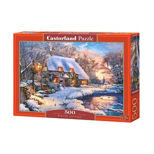 Castorland (B-53278) - "Winter Cottage" - 500 pièces