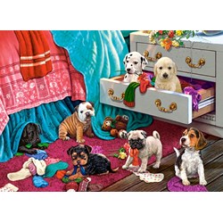 Castorland (B-030392) - "Puppies in the Bedroom" - 300 pièces
