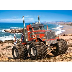 Castorland (B-222100) - "Monster Truck on the Rocky Coast" - 200 pièces