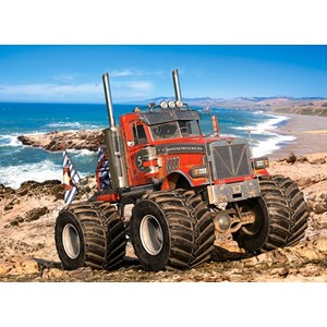 Castorland (B-222100) - "Monster Truck on the Rocky Coast" - 200 pièces