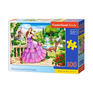 Castorland (B-111091) - "Princess in the Royal Garden" - 100 pièces