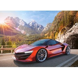 Castorland (B-111107) - "Sports Car" - 100 pièces