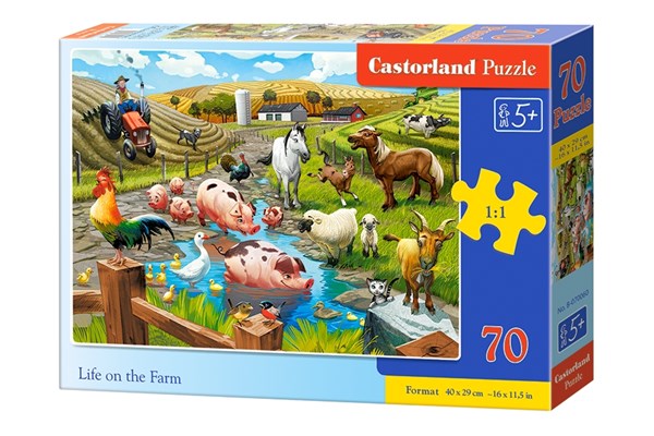 Castorland (B-070060) - "Life on the Farm" - 70 pièces