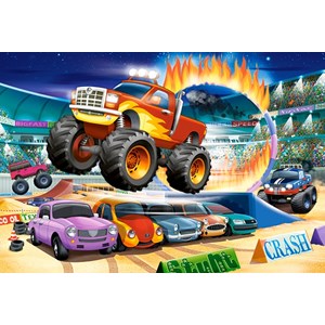 Castorland (B-040308) - "Jumping Monster Truck" - 40 pièces