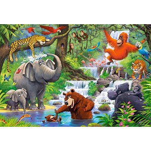 Castorland (B-040315) - "Jungle Animals" - 40 pièces