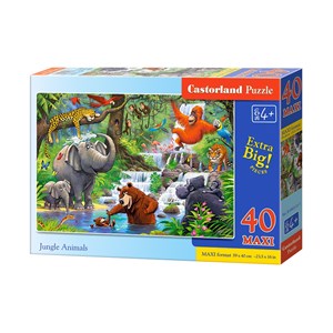 Castorland (B-040315) - "Jungle Animals" - 40 pièces