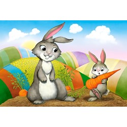 Castorland (B-041053) - "Mothers and Babies" - 8 12 15 20 pièces