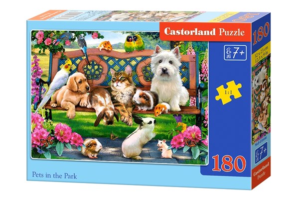 Castorland (B-018444) - "Pets in the Park" - 180 pièces