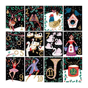 Chronicle Books / Galison (9780735356894) - "Twelve Days of Christmas" - 500 pièces