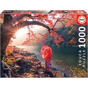 Educa (18455) - "Sunrise on the river Katsura, Japan" - 1000 pièces