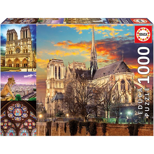 Educa (18456) - "Notre Dame Collage" - 1000 pièces