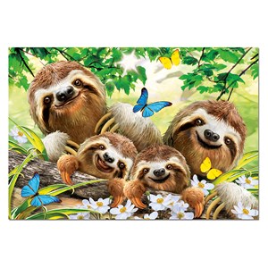 Educa (18450) - "Sloth Family Selfie" - 500 pièces