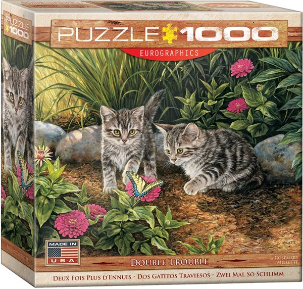 Eurographics (8000-0796) - "Double Trouble Kitten" - 1000 pièces