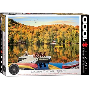 Eurographics (6000-5427) - "Lakeside Cottage, Quebec" - 1000 pièces