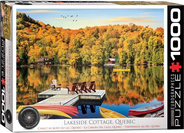 Eurographics (6000-5427) - "Lakeside Cottage, Quebec" - 1000 pièces