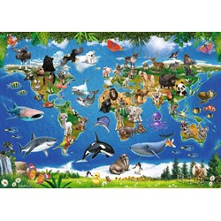 Ravensburger (05555) - "Animals around the World" - 24 pièces