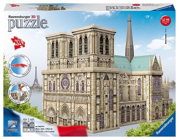 Ravensburger (12523) - "Notre Dame de Paris" - 324 pièces