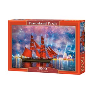 Castorland (C-104482) - "Red Frigate" - 1000 pièces